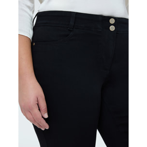 Fiorella Rubino - Jeans Skinny total black - Negro