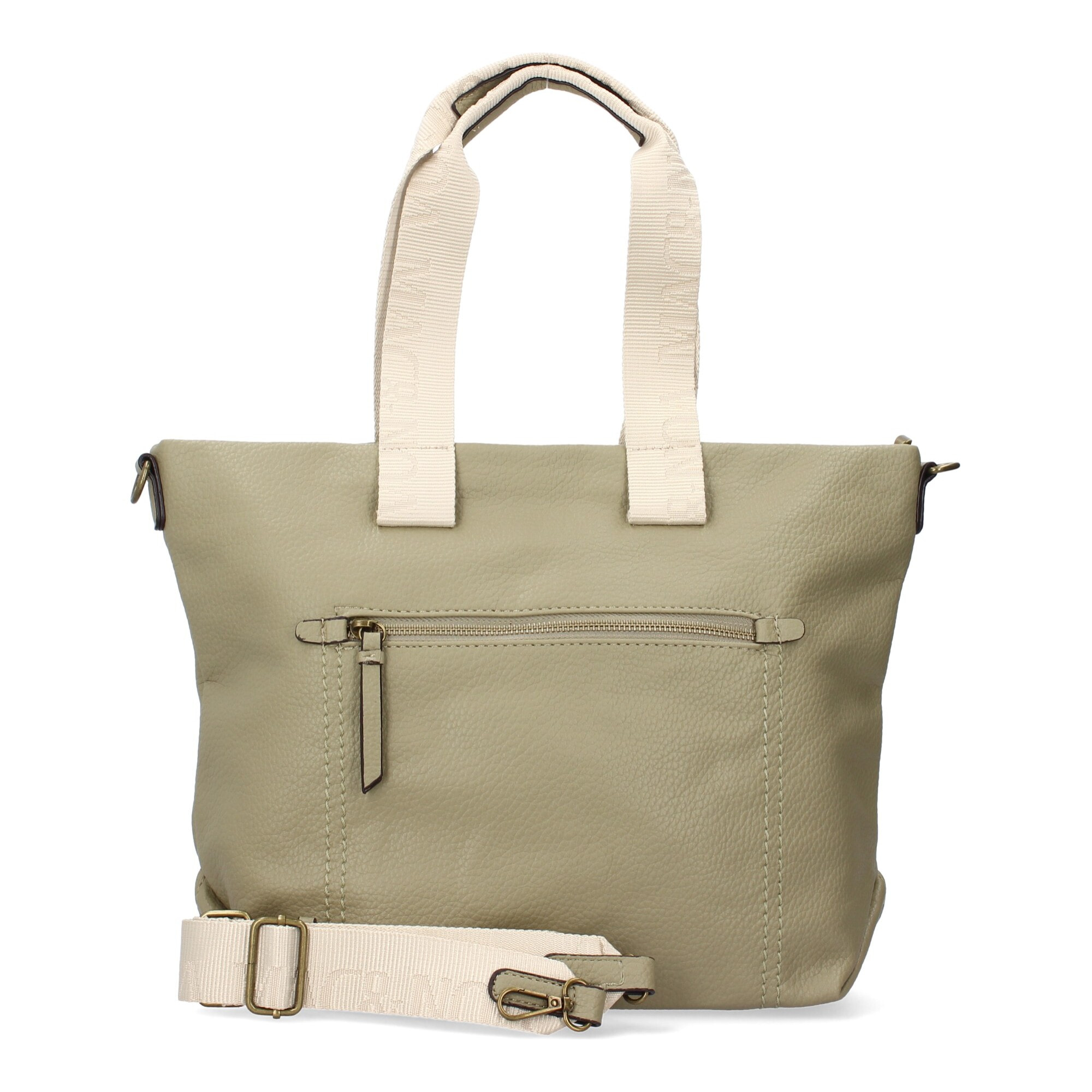 Bolso de hombro para Mujer, diseño moderno, Compartimento Principal con Cremallera, Bolsillo Frontal y Trasero con Cremallera.