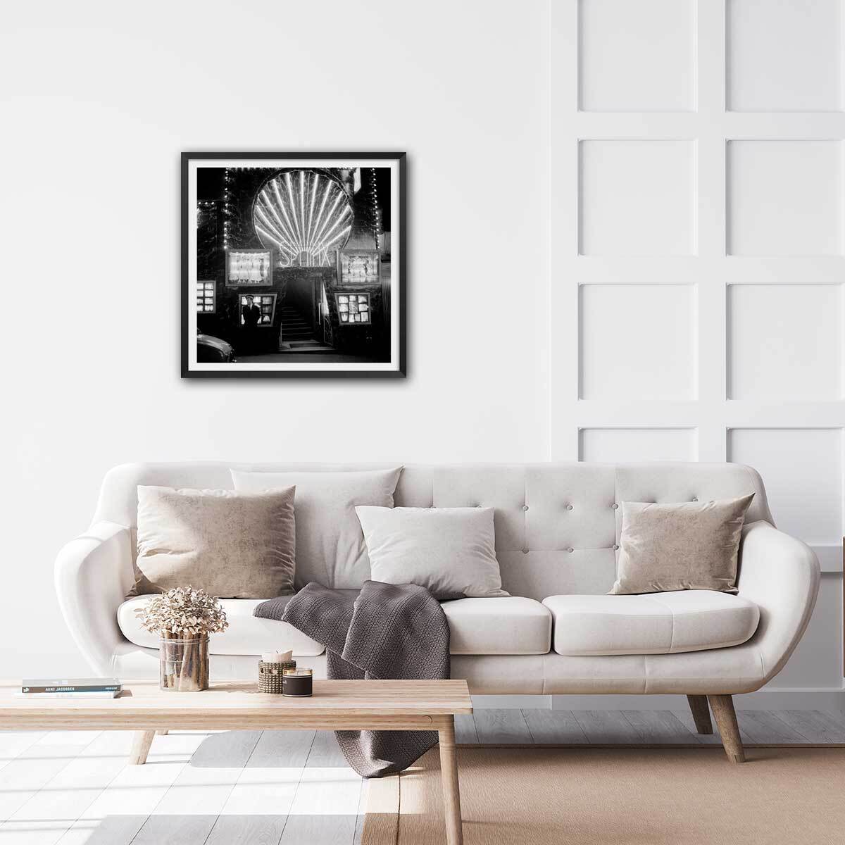 Affiche Paris, L'ancien Pigalle -Théatre le Sphinx Affiche sous cadre noir