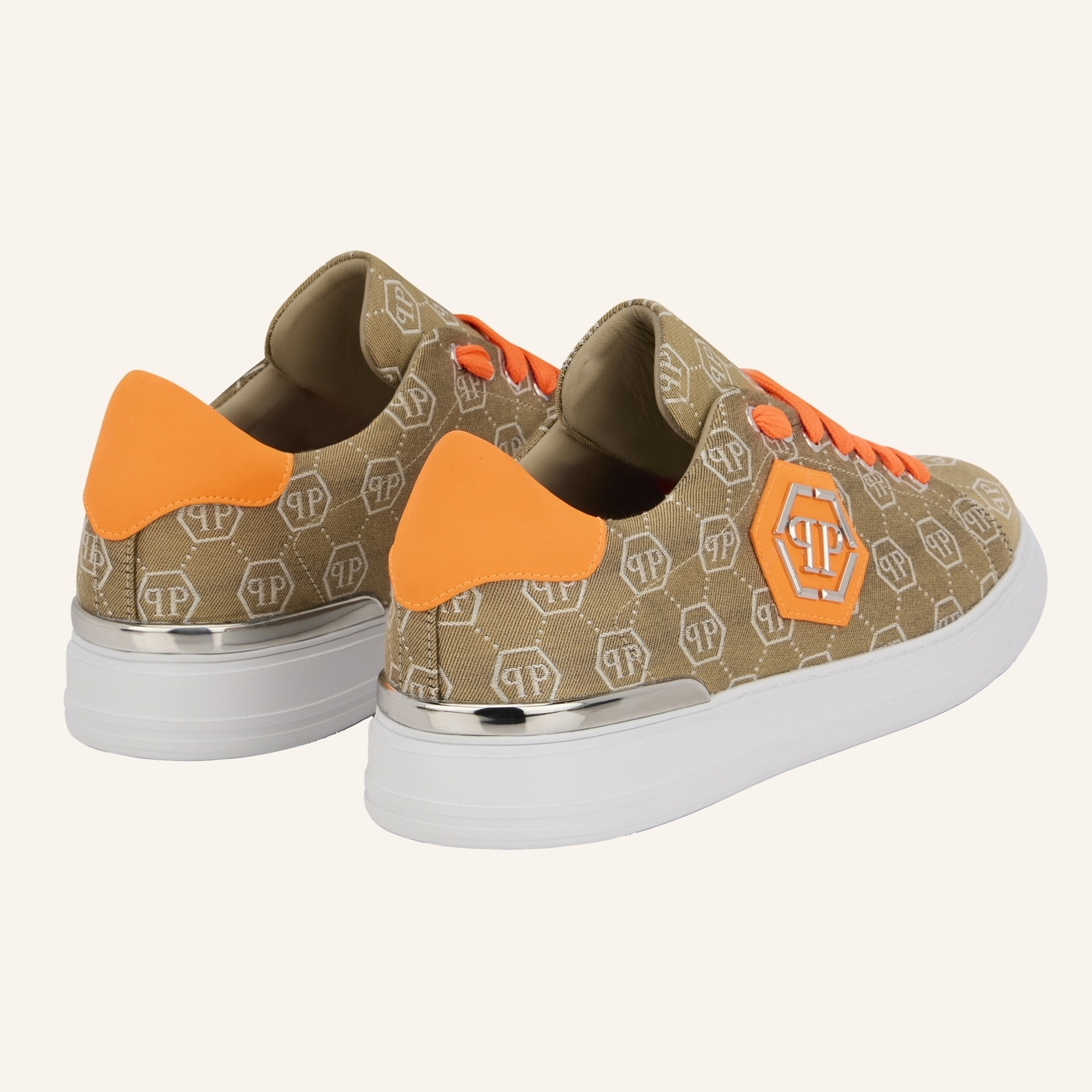 PHILIPP PLEIN Low-Top Sneakers Jacquard Monogram