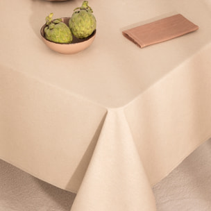 Mantel antimanchas 100% algodón Basic Lino