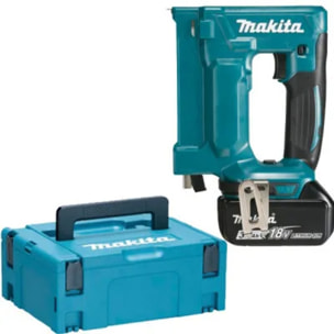 Grapadora 18 V Li-Ion 3 Ah 7 / 10 mm MAKITA - 2 baterías, cargador, maletín - DST112RFJ