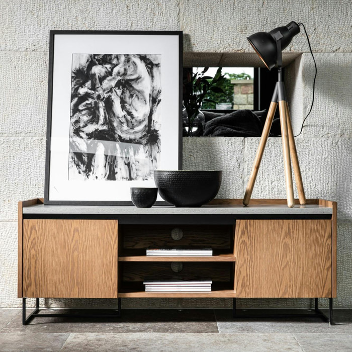 Meuble TV design 135 cm KINGSTON