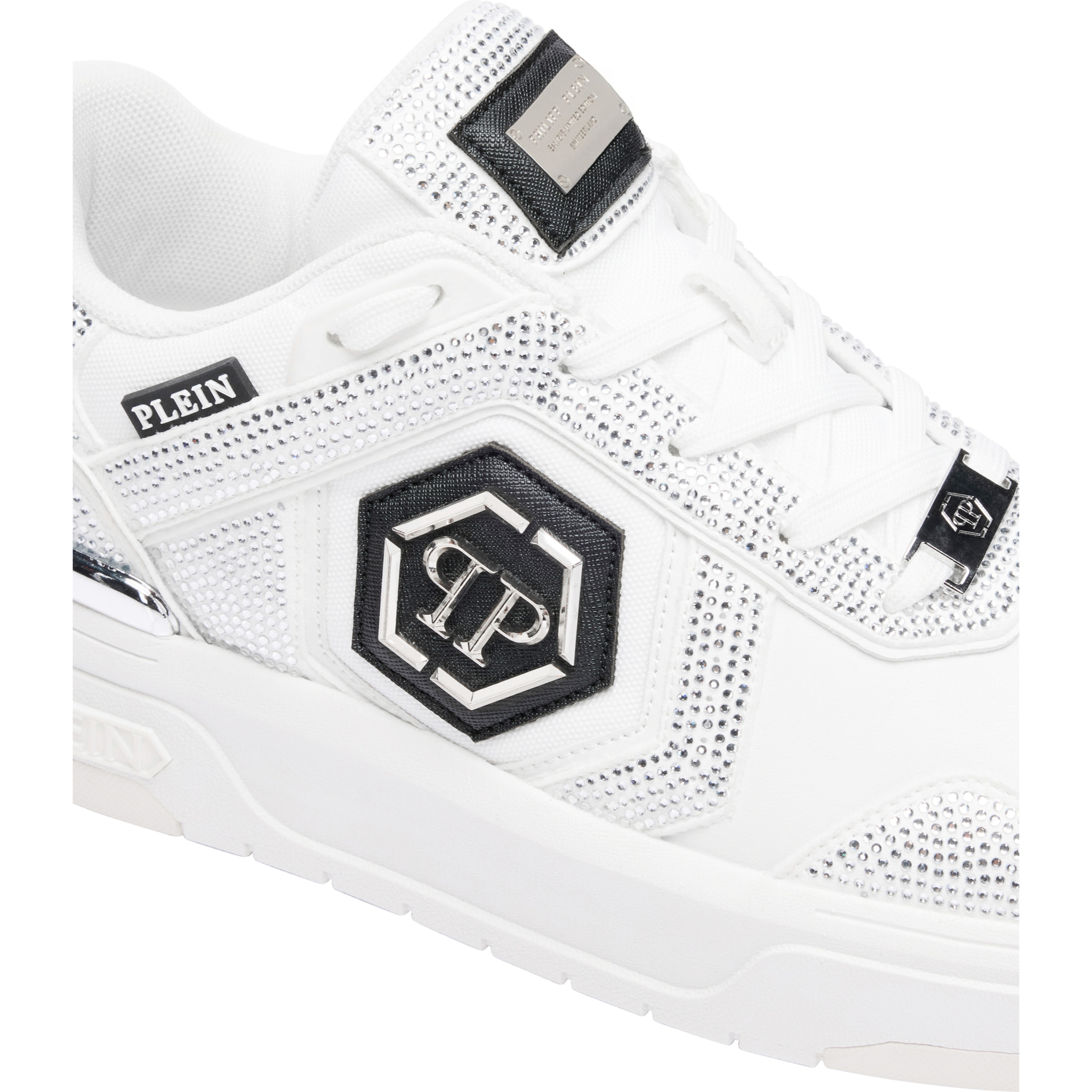 PHILIPP PLEIN Low-Top Sneakers SK8R Strass