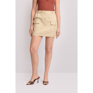 Kocca - Gonna corta in cotone Donna, Tinta unita