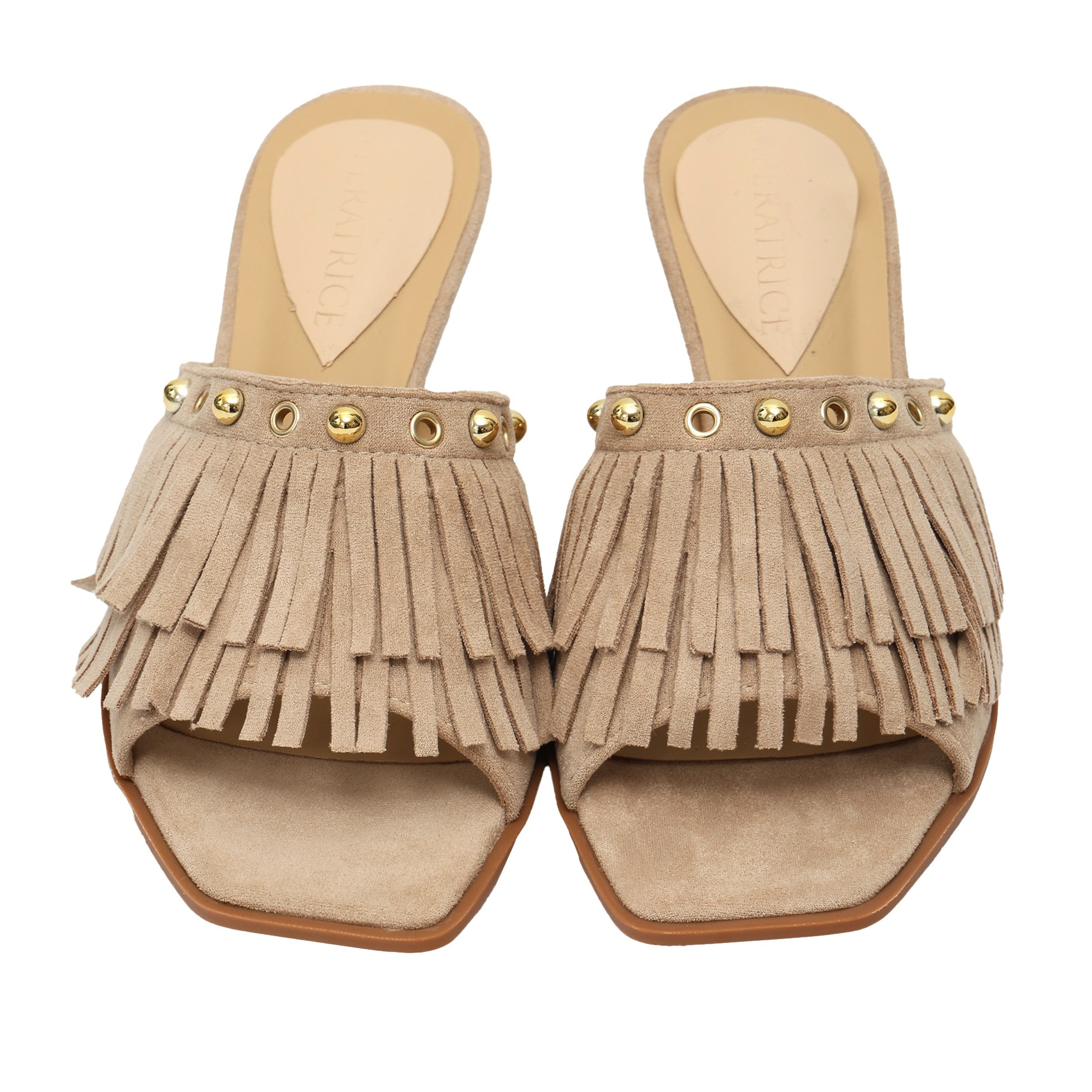 Sandali frange - tacco 7,0 cm