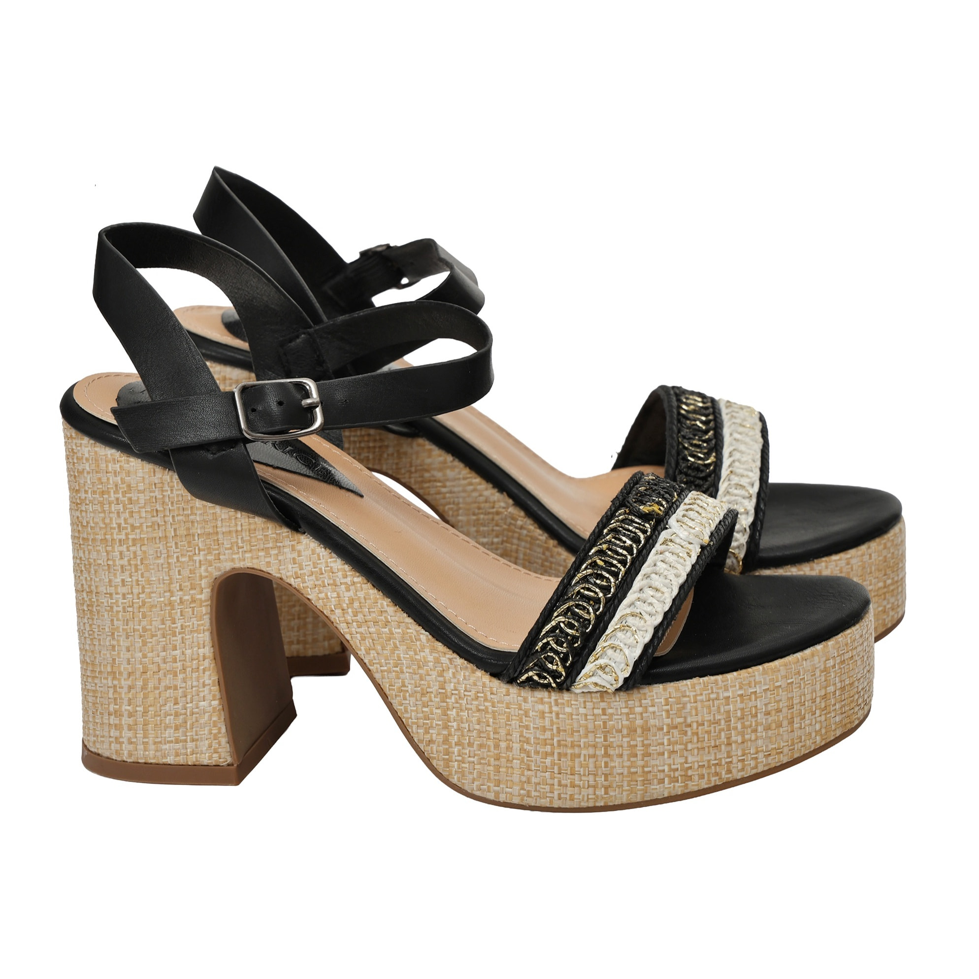 Sandali cinturino - tacco 11,0 cm - plateaux 4,0 cm