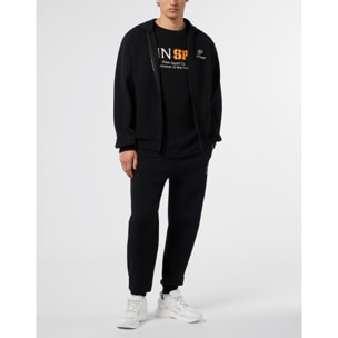 PLEIN SPORT Pique Zip Hoodie Icon