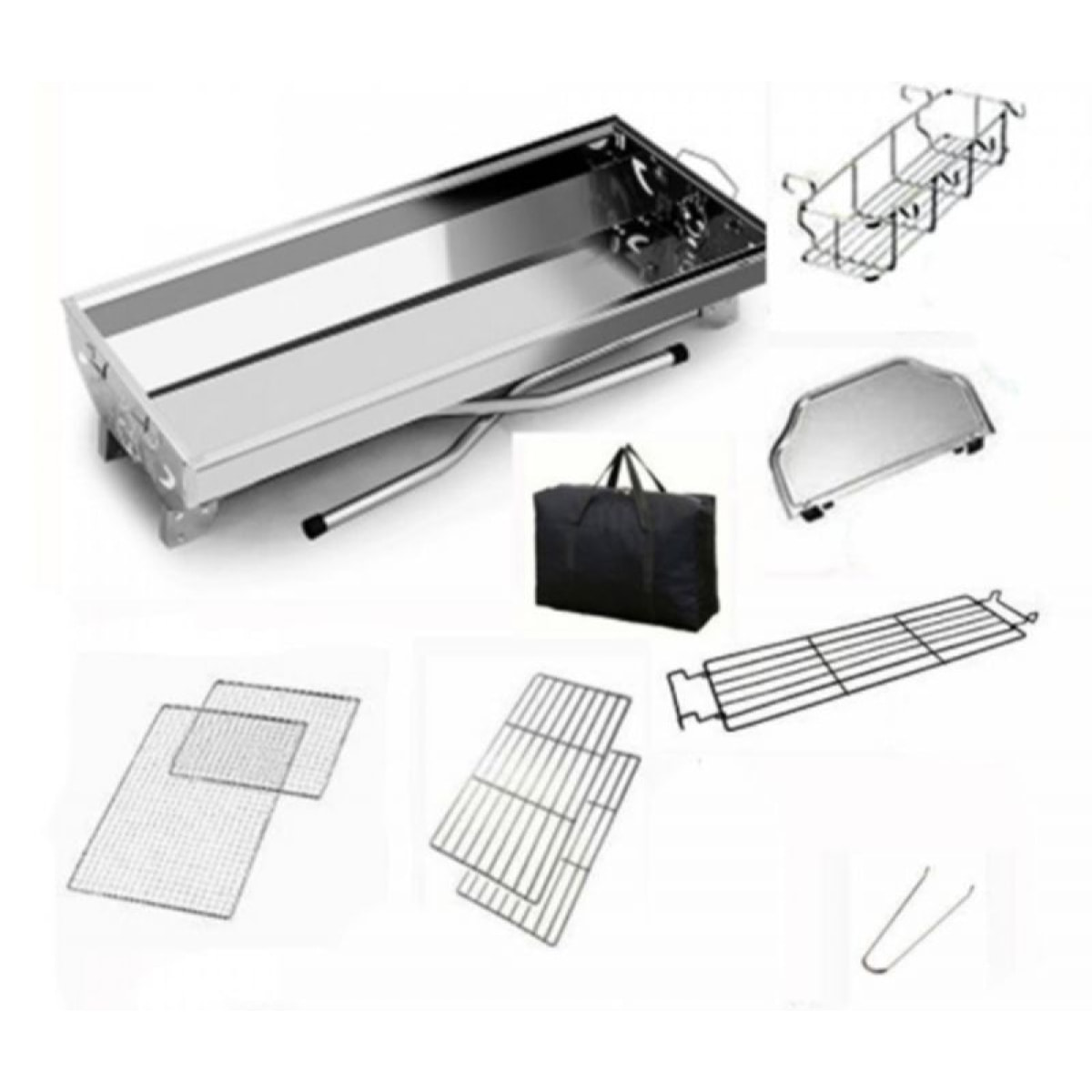 Barbecue grill en acier inoxydable Herzberg HG8112