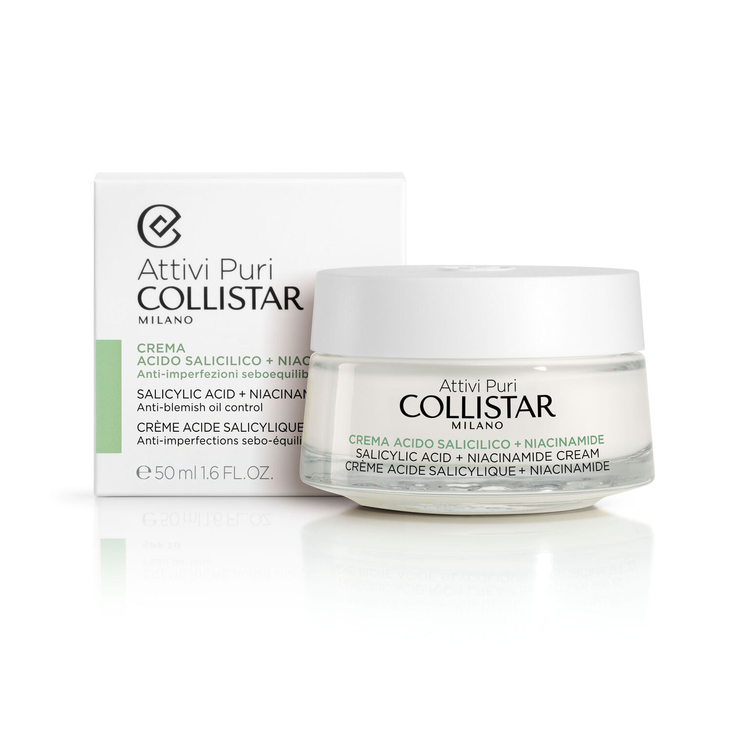 Attivi Puri - Crème Acide Salicylique + Niacinamide 50 ml