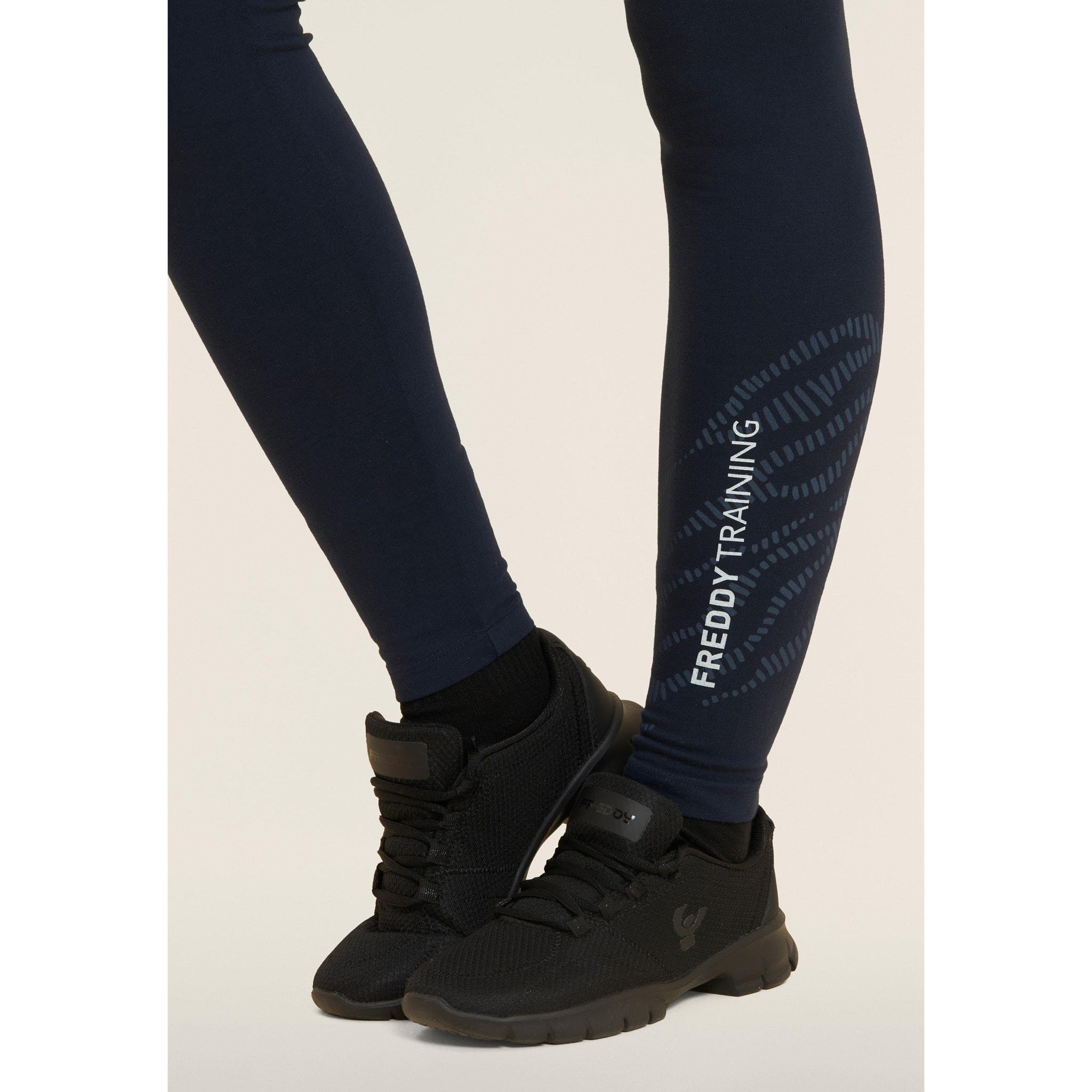Leggings 7/8 con Motivo Grafico e Logo FREDDY sul fondo