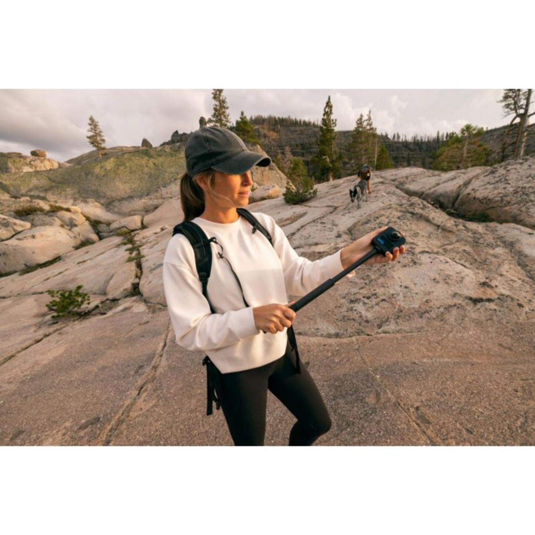 Perche GOPRO 1m Carbon Fiber Extension Pole