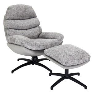 Fauteuil William Gris