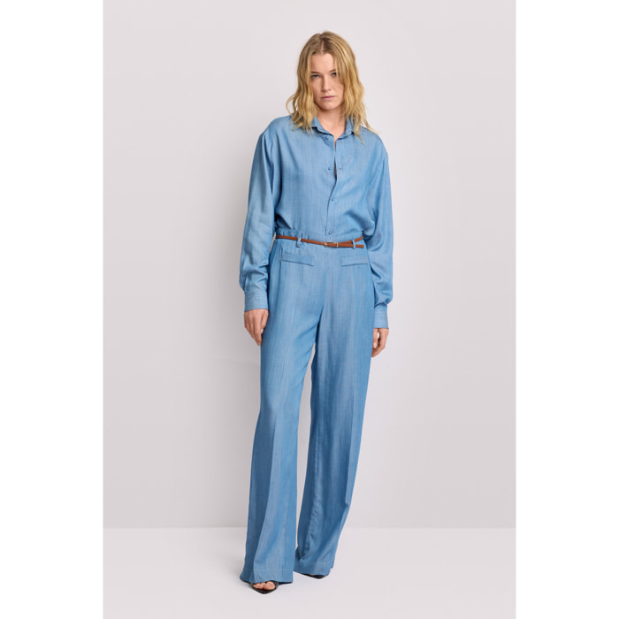 Kocca - Pantaloni eleganti extra-wide Donna, Tinta unita