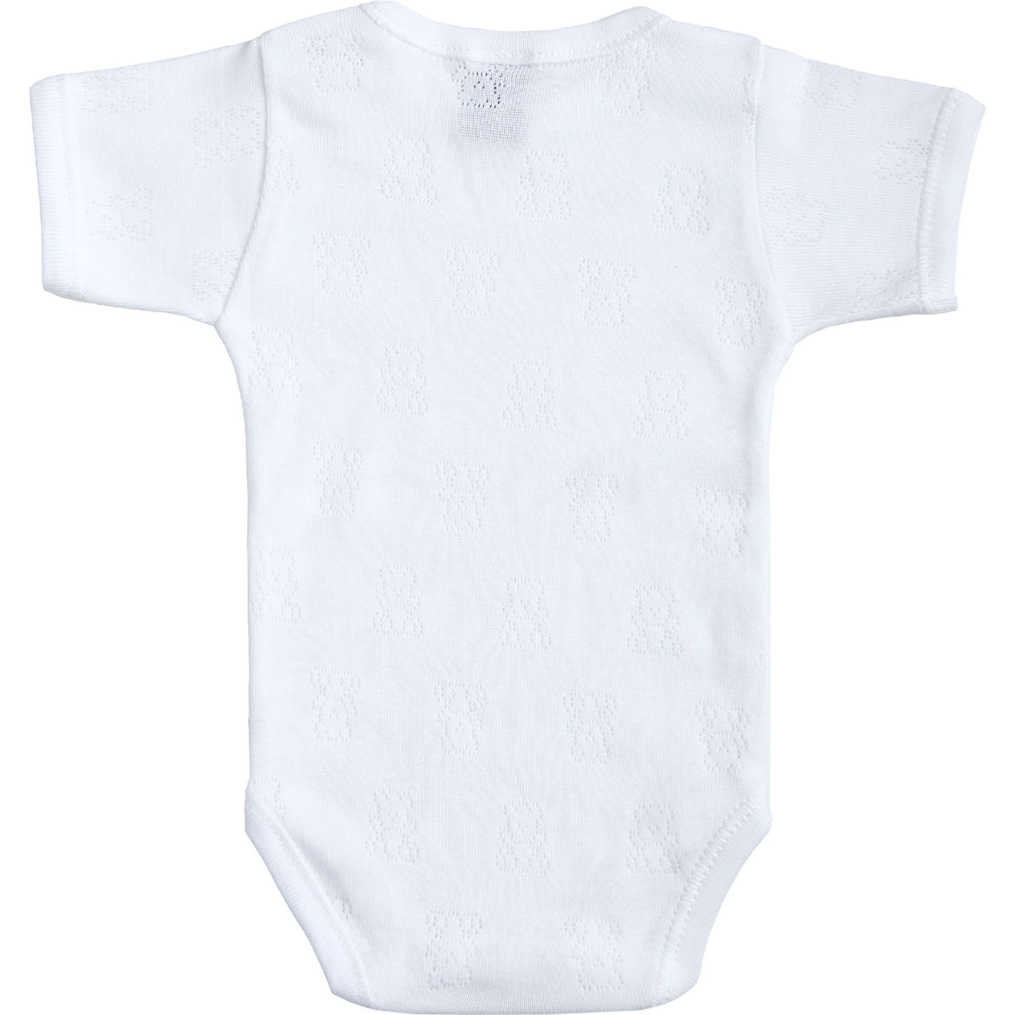 Body bebé manga corta calado ositos