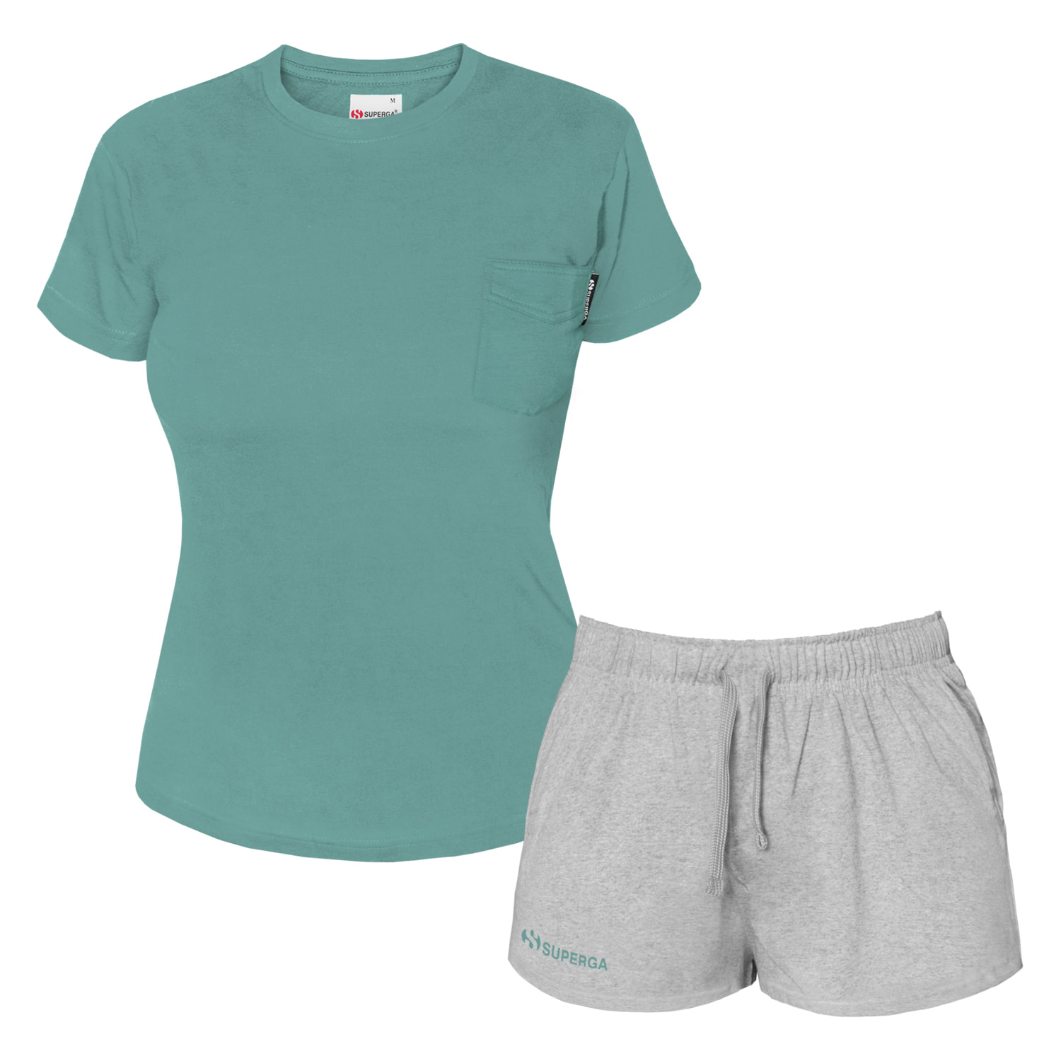 Completo Donna SUPERGA Cotone Jersey Manica Corta