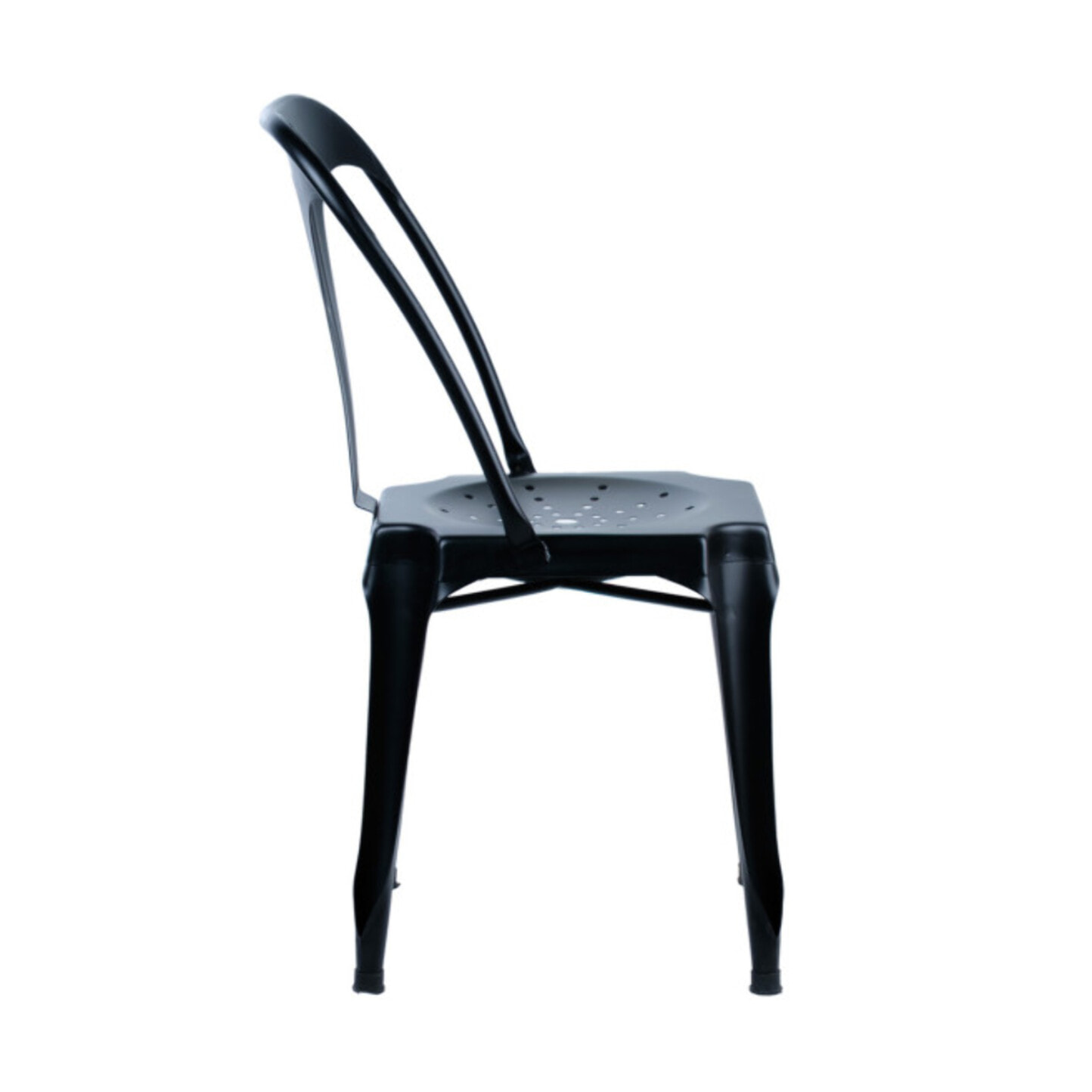 Chaise vintage en métal style industriel - STEAL