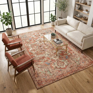 Tapis salon ONATA 3 Multicolore 160x230 en polyester doux et soyeux
