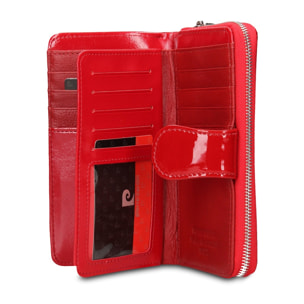 Portafoglio donna vera pelle - Modello Erisia Plus - Casual - 9.0 x 17.0 x 3.5 cm