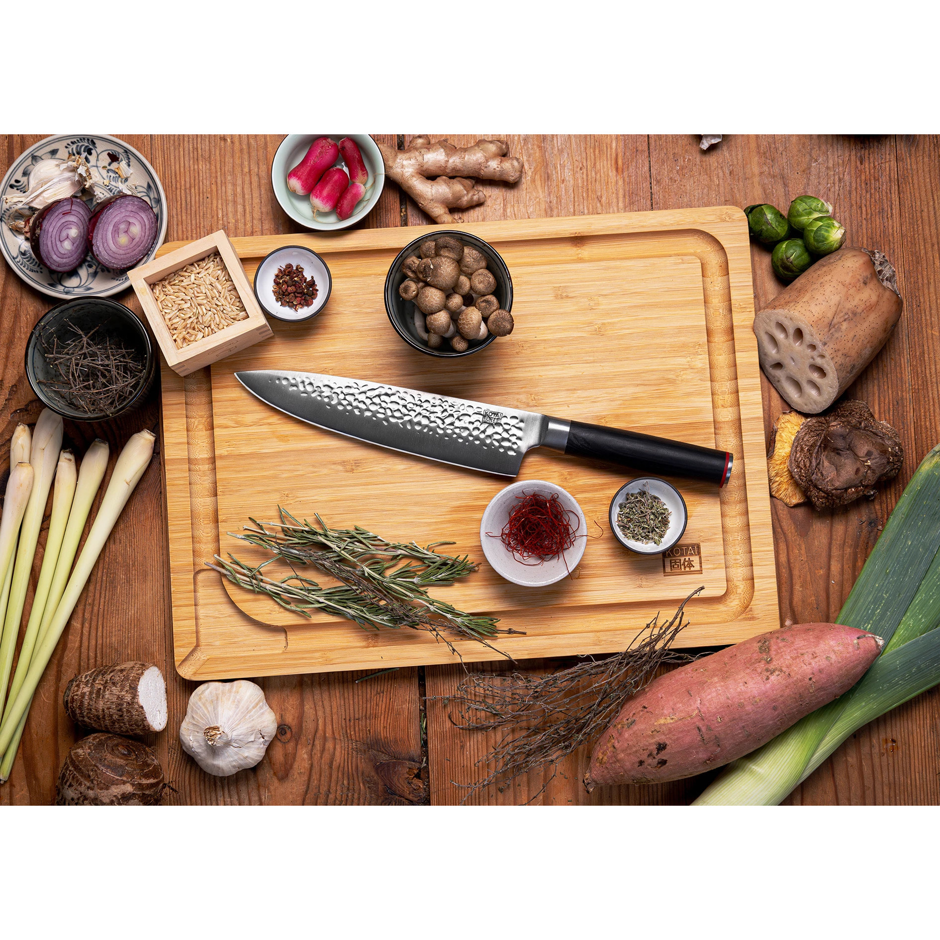 Set barbecue de couteaux (4 pièces) - Collection Pakka