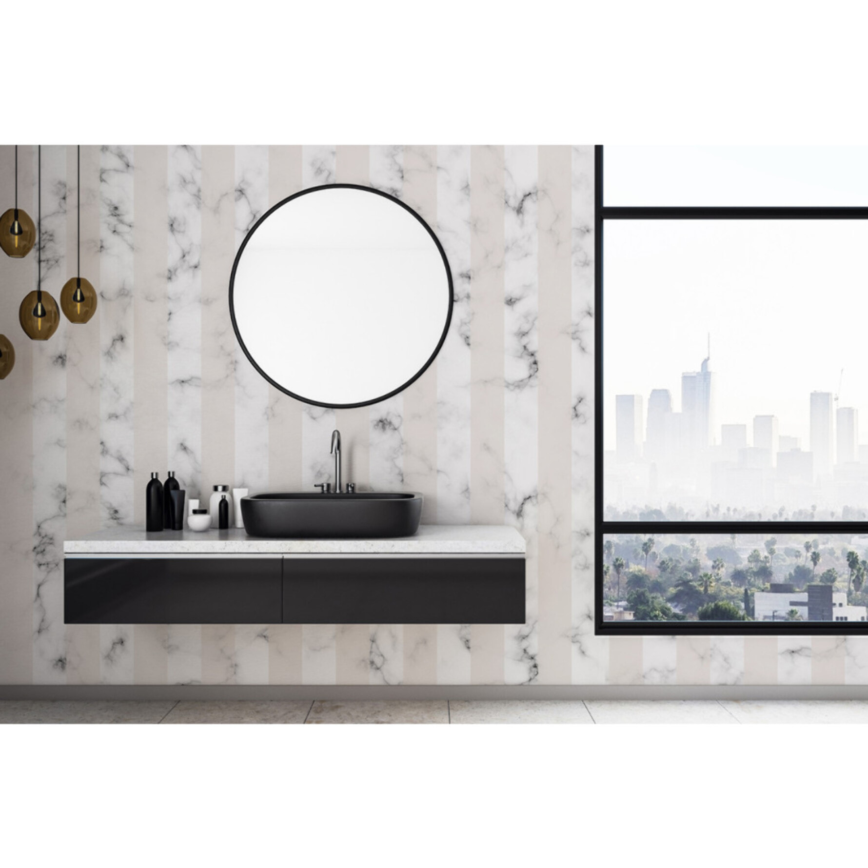 Papier peint panoramique Marbling