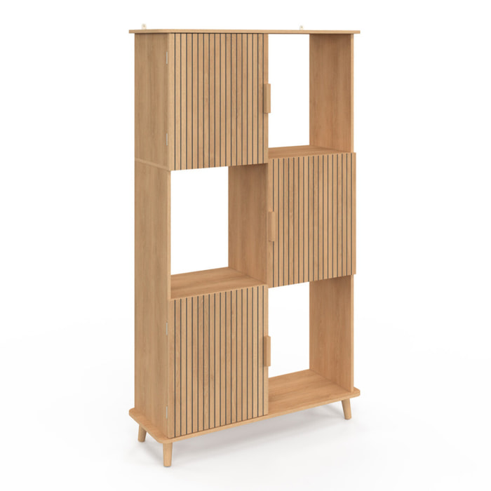 Etagère bibliothèque Faustine 6 compartiments