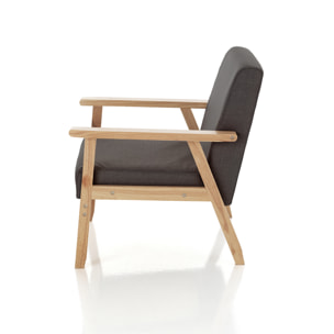 ORESTELUCHETTA Poltrona TESS DARK GREY