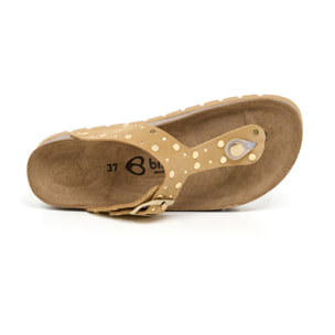 Sandalia Plataforma Marron Mujer BILLOWY MARRON