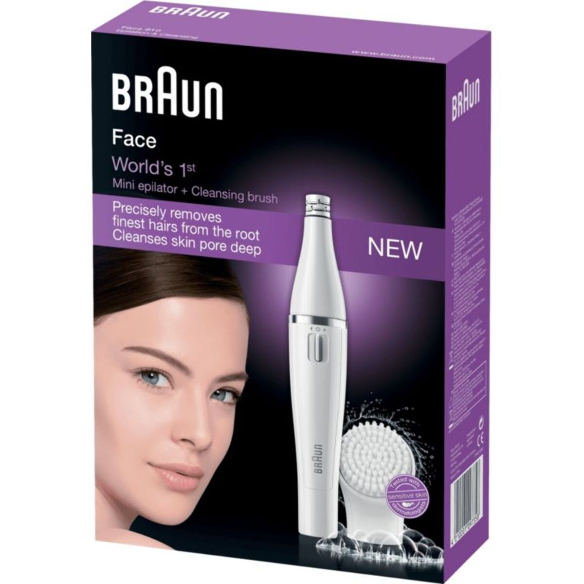 Epilateur BRAUN Face 810 + brosse