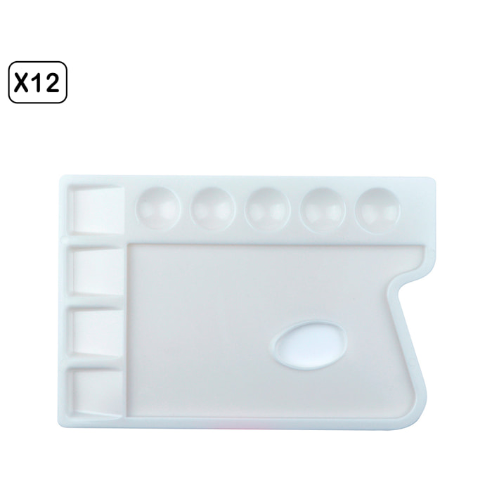 Pack 12 Uds. PALETA RECTANGULAR 24 x 16 cm