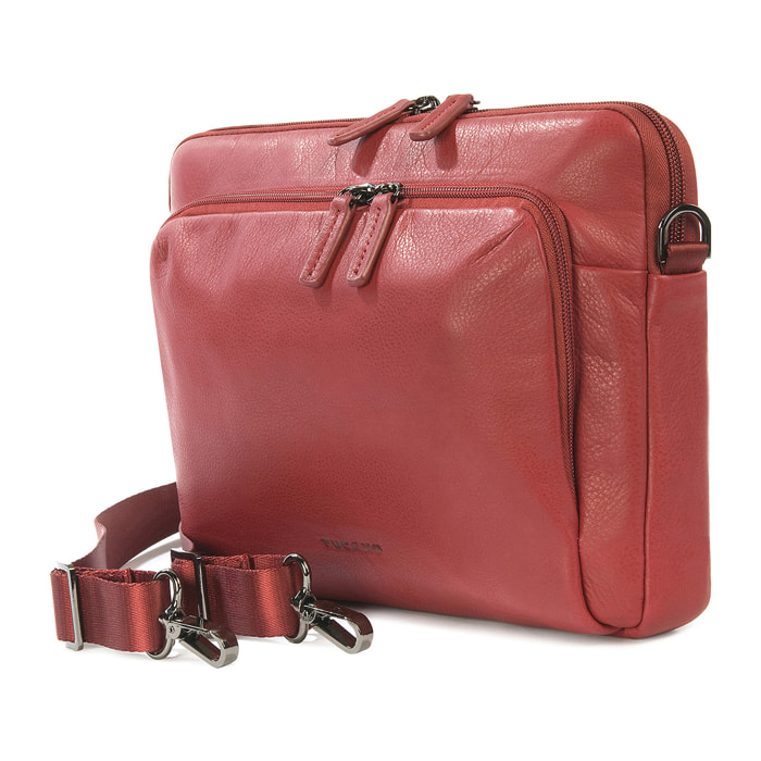 Borsa a tracolla  unisex In Vera pelle Made in Italy 34x23x8,5 cm