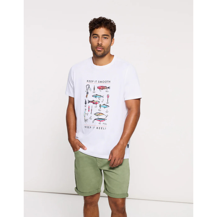 Camiseta Manga Corta Blanco - Nichols