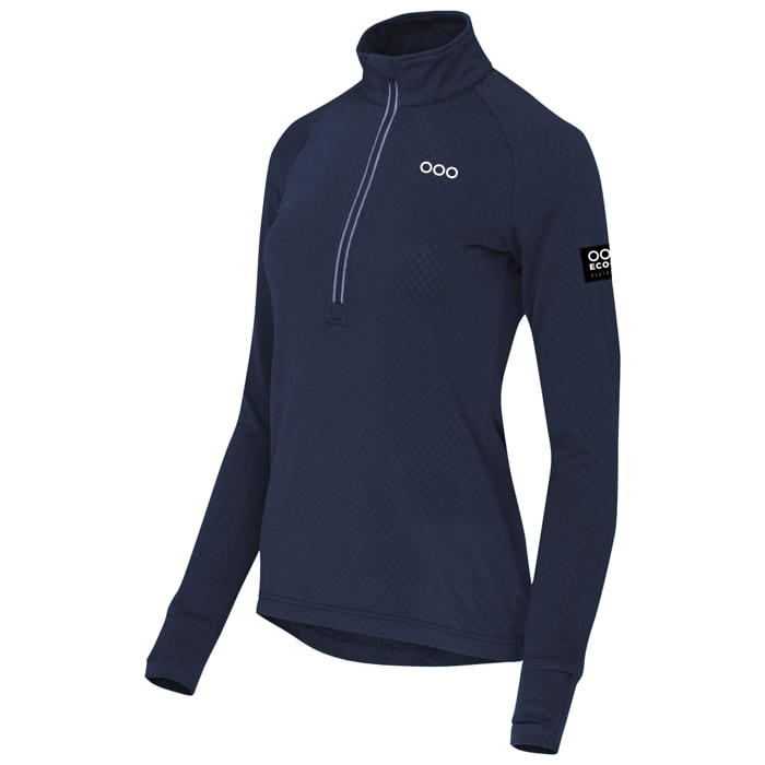 Camiseta técnica para mujer ECOON La Pastourelle - Azul Marino