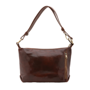 Borsa a spalla  da donna In Vera pelle Made in Italy 38x23x10 cm