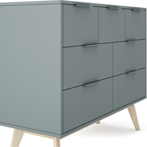 Commode 7 tiroirs en bois - PIERA