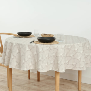 Nappe ronde en résine anti-taches 0120-182