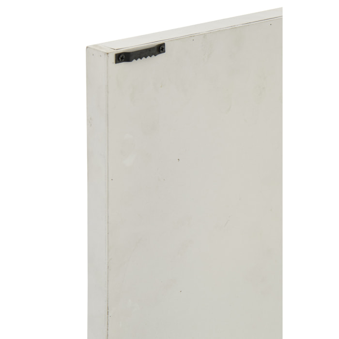 J-Line Objet Mural Poisson à Motifs - bleu/blanc