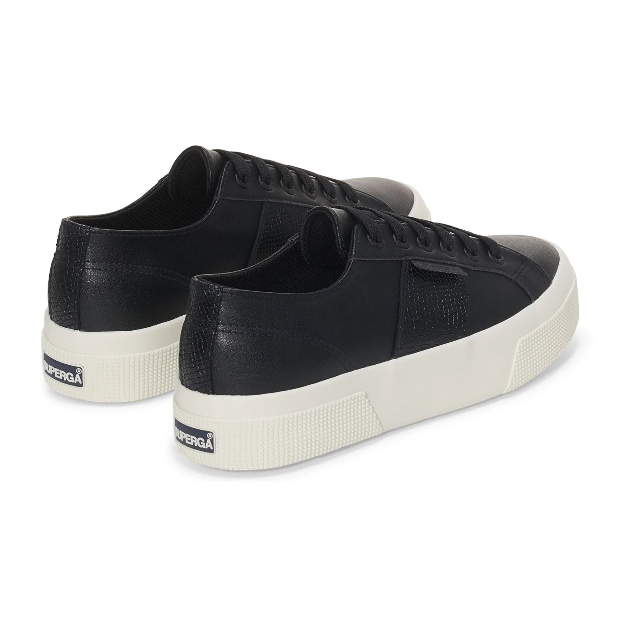 Scarpe da donna Superga Nero 2740 PLATFORM SNAKE