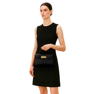 Borsa a mano da donna Made in Italy - Modello Embera Plus - 100% pelle - 28.0 x 17.0 x 9.0 cm