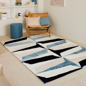 KARENA - Tapis moderne design géométrique en polypropylène