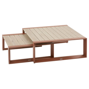 Salon de jardin Allure 5 places beige