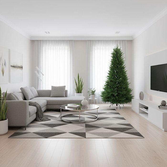 Rothschild - Albero di Natale Tradizionale in PE Ø142x210H cm, 1179 Punte