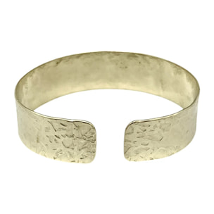 Pulsera brazalete Alunizaje Pá­colo en latón dorado