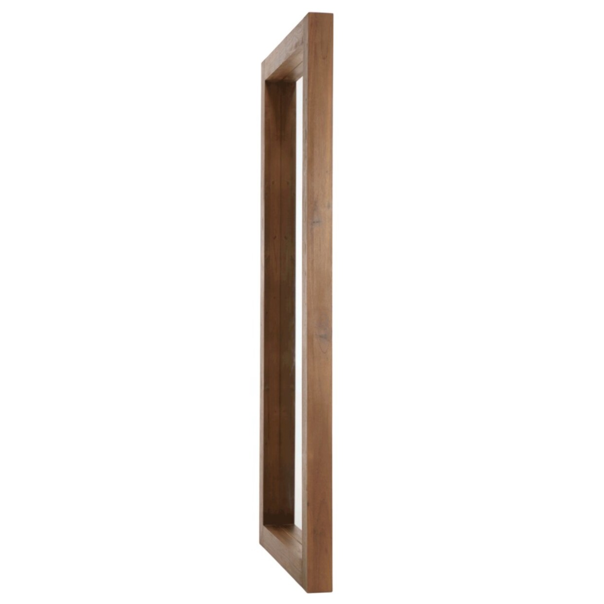 SIXTINE - Miroir rectangulaire marron 180x80cm bois teck