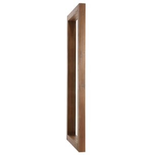 SIXTINE - Miroir rectangulaire marron 180x80cm bois teck