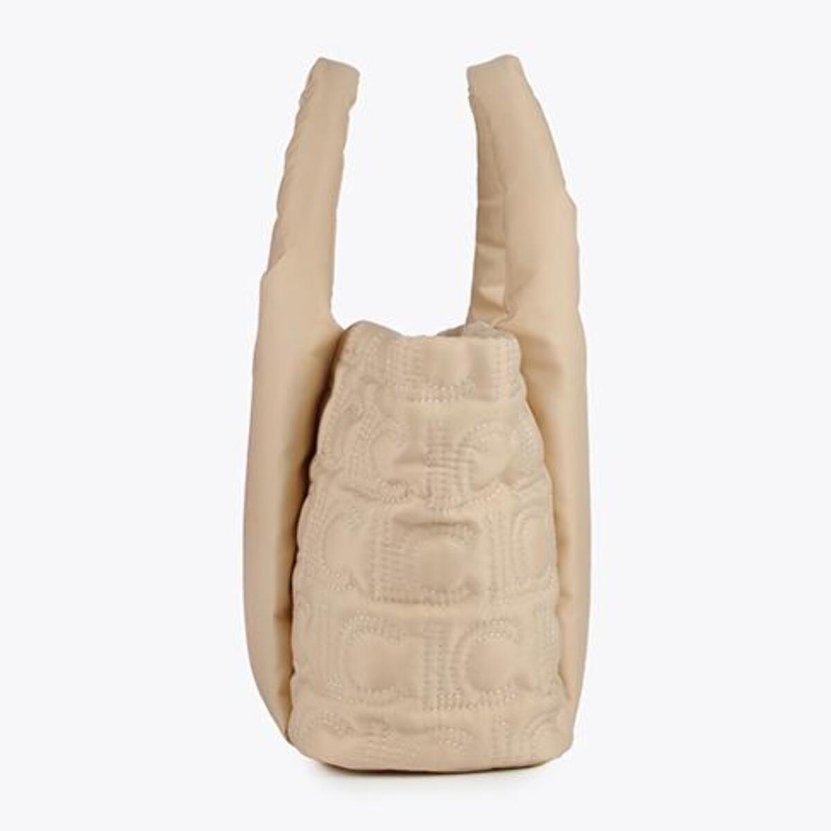 Borsa shopper media e borsa monogramma trapuntata