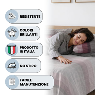 COMPLETO LETTO INFINITY - 100% Microfibra