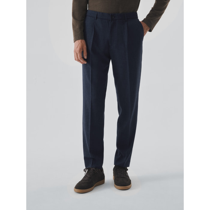 Bwork Pantalon De Costume Taille Élastique