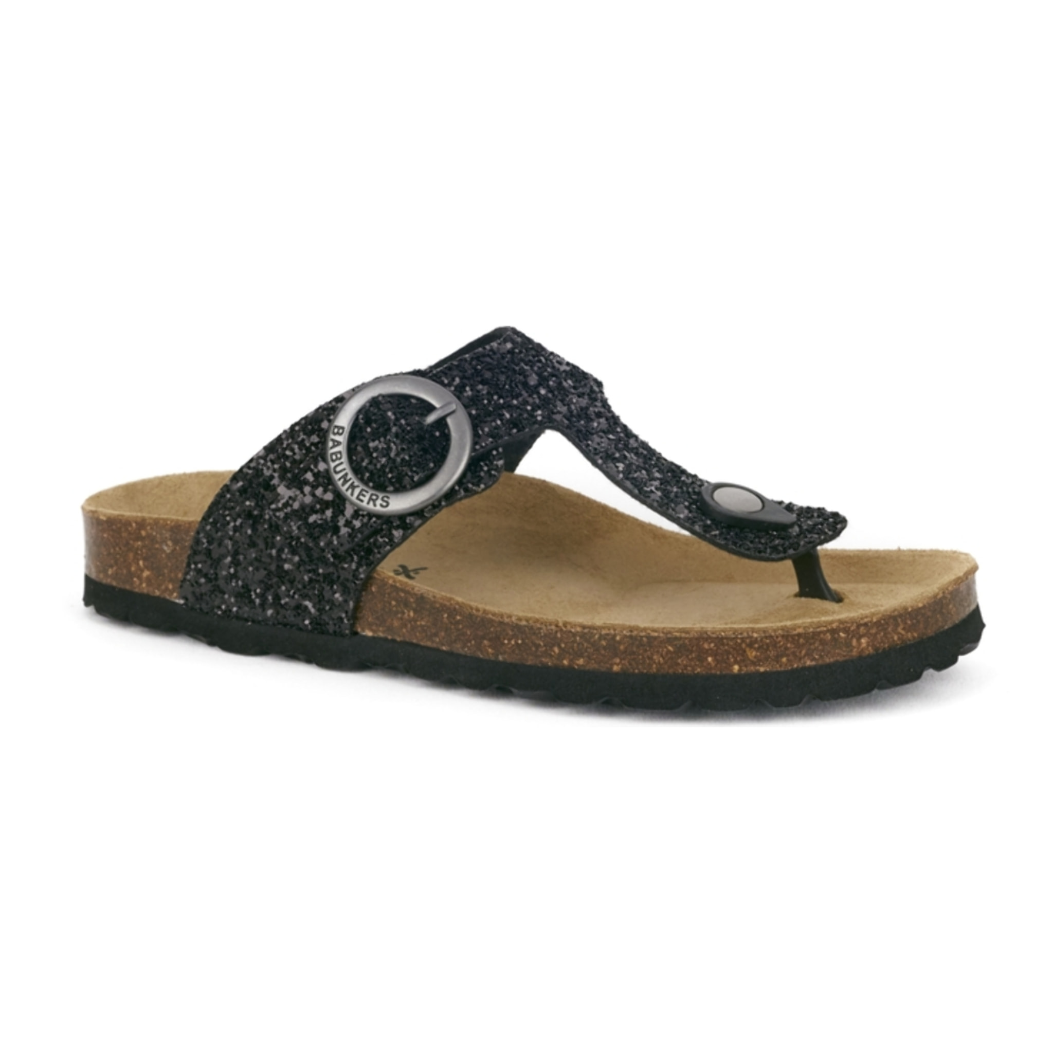 SANDALIA GRANADA BABUNKERS NEGRO