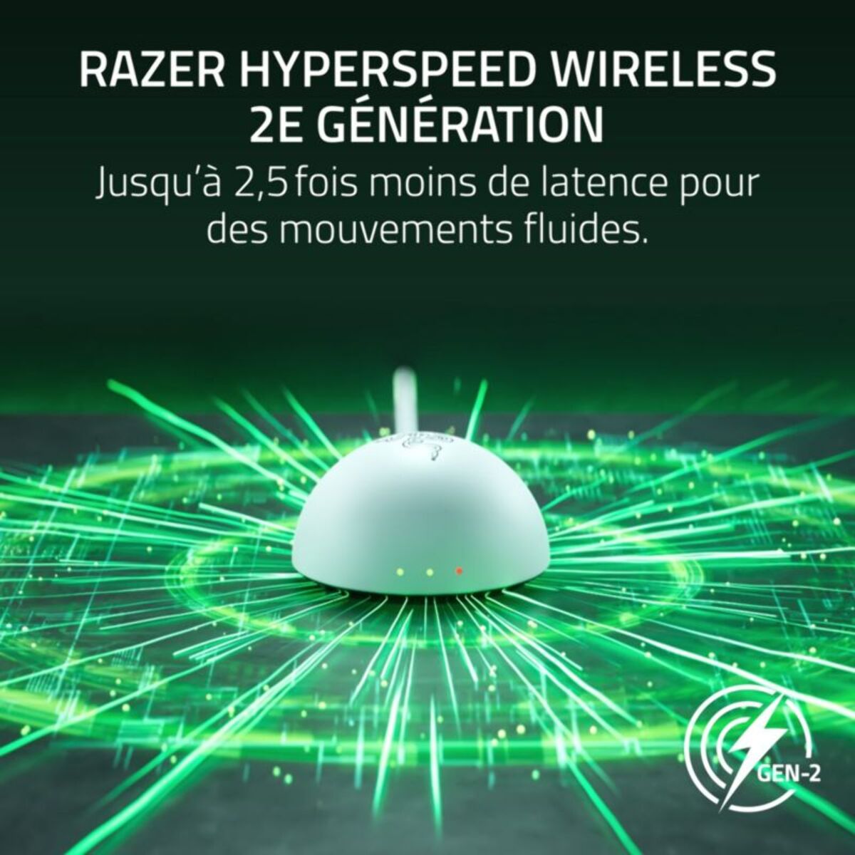Souris Gamer Sans Fil RAZER VIPER V4 PRO  BLANC